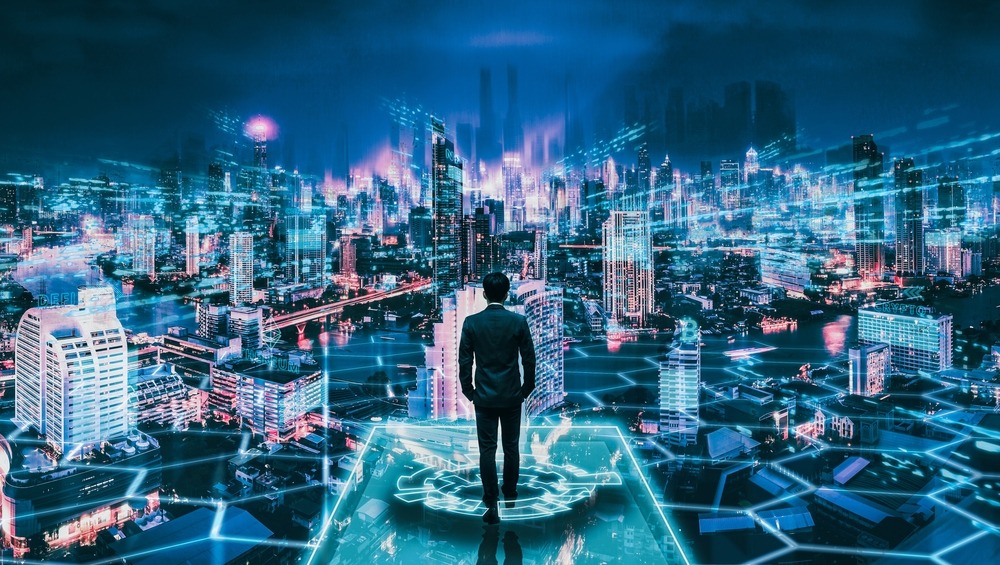 Metaverse crypto currency technology concept